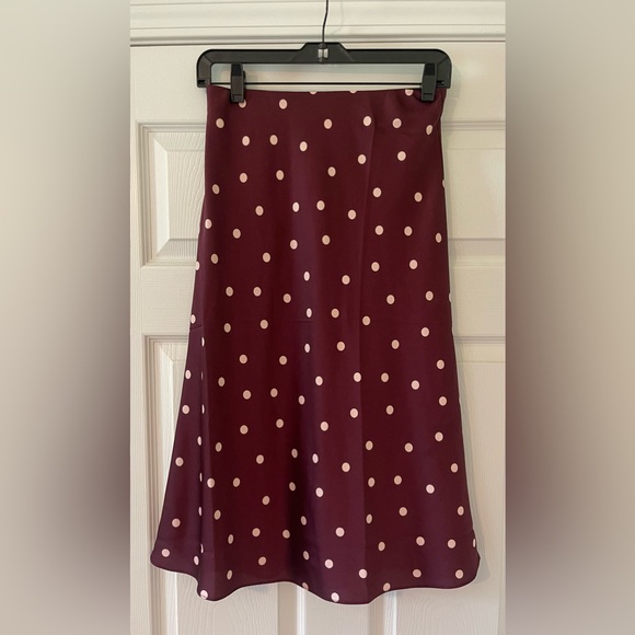 LOFT Dresses & Skirts - LOFT Polka Dot Midi Skirt